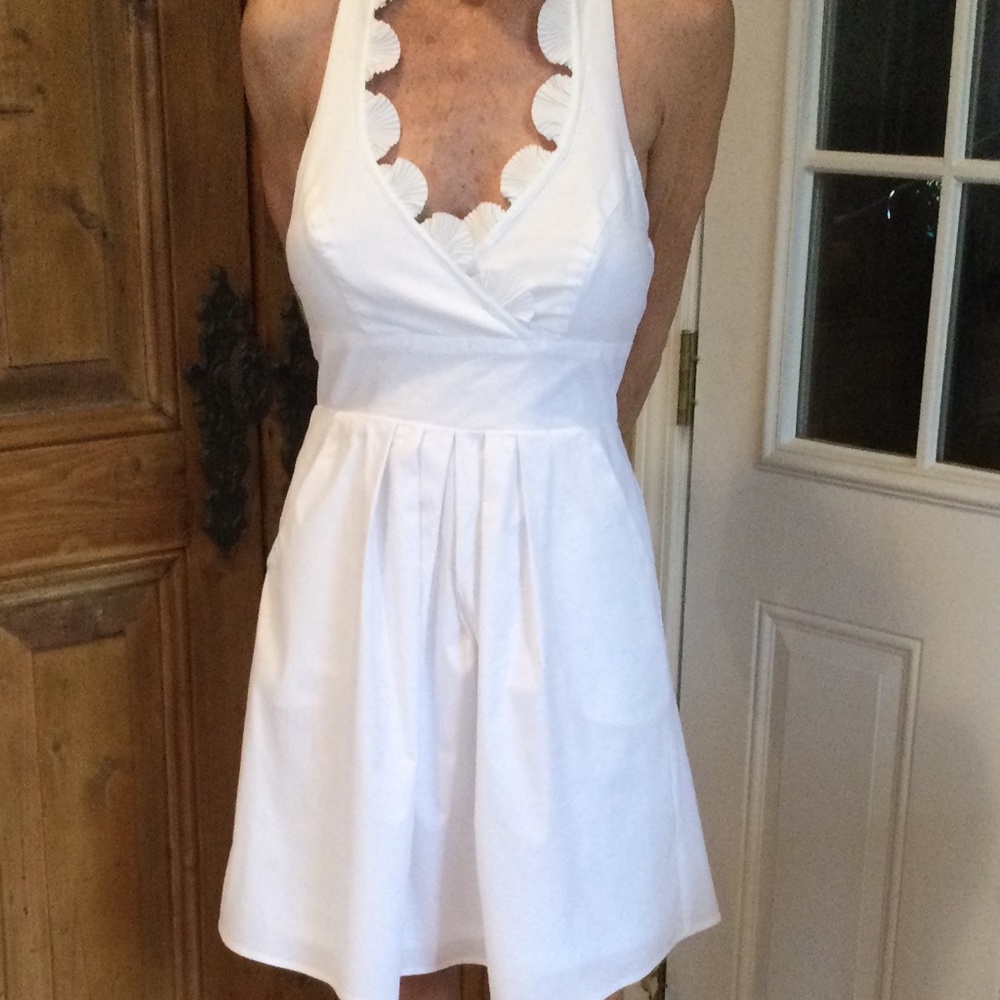 Jump Girl White Halter Dress